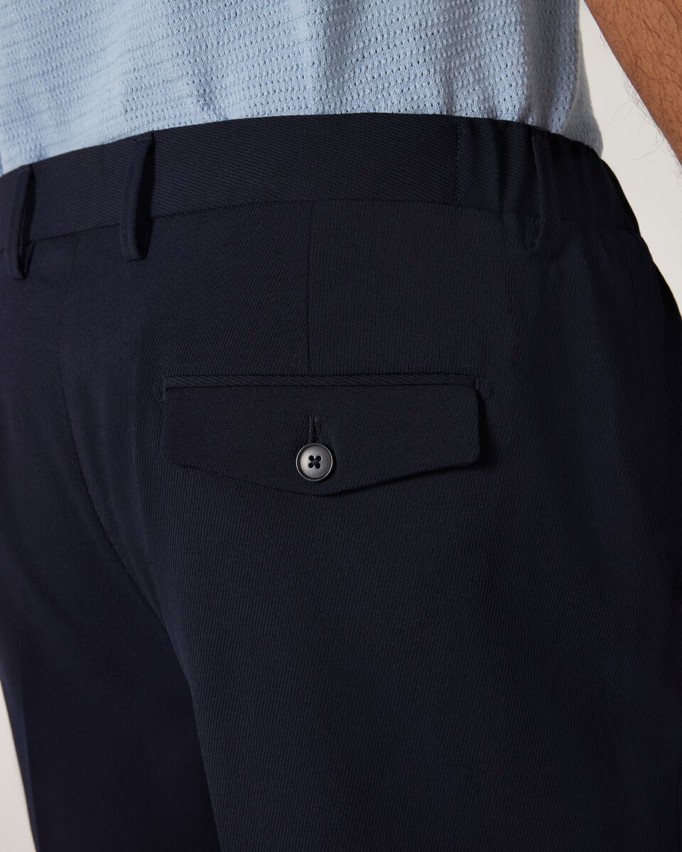 Wool Blend Tailored Pant, Navy, hi-res